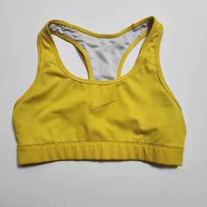 Nike LIVESTRONG Yellow Racerback Sports Bra Women’s Small (No Size Tag)